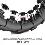 Hula Hop regulowane HMS HHW01 z wypustkami i obciążnikiem 10/10