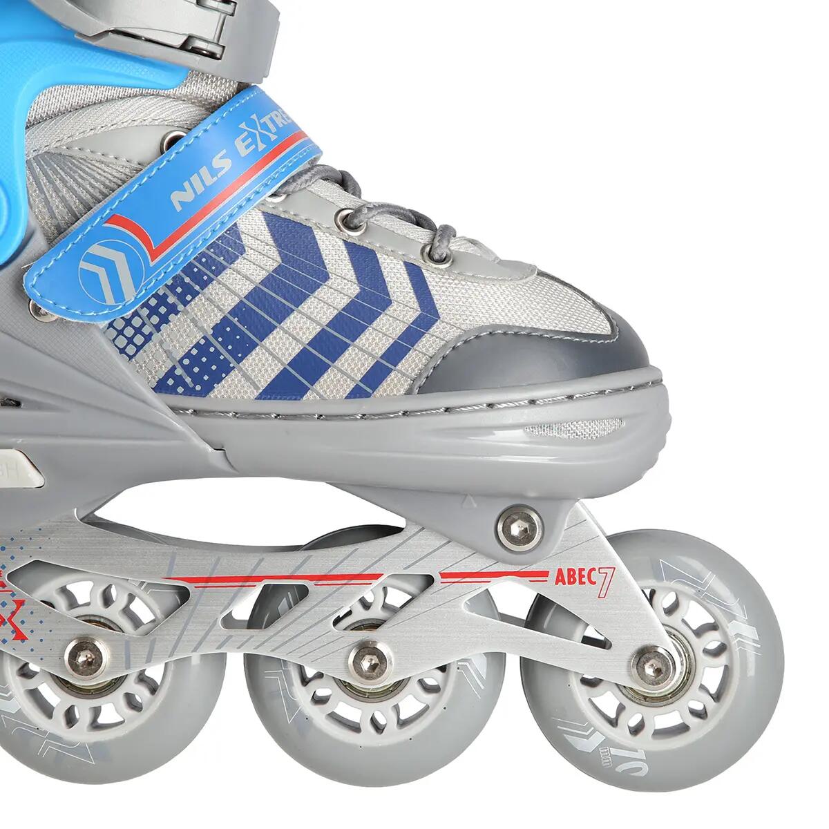 Nils Extreme NH18192 4in3 inline skates met verwisselbare ijshockeyskid 8/15