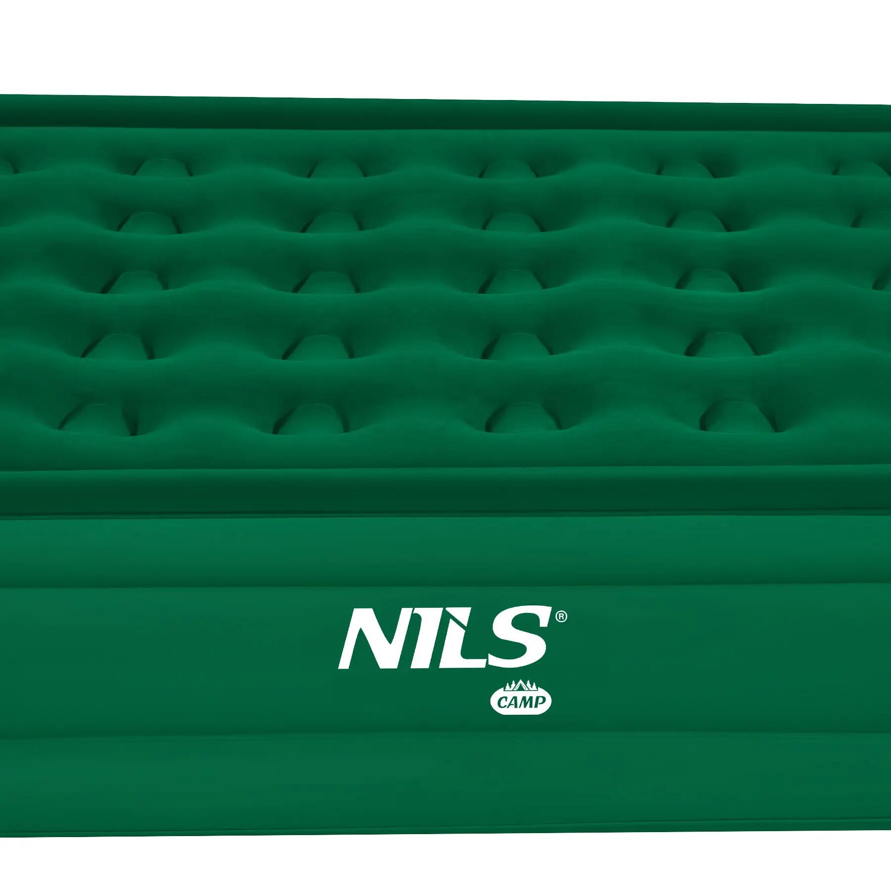 Opblaasbaar matras voor 2 personen 200x145, met elektrische pomp NILS CAMP 8/15