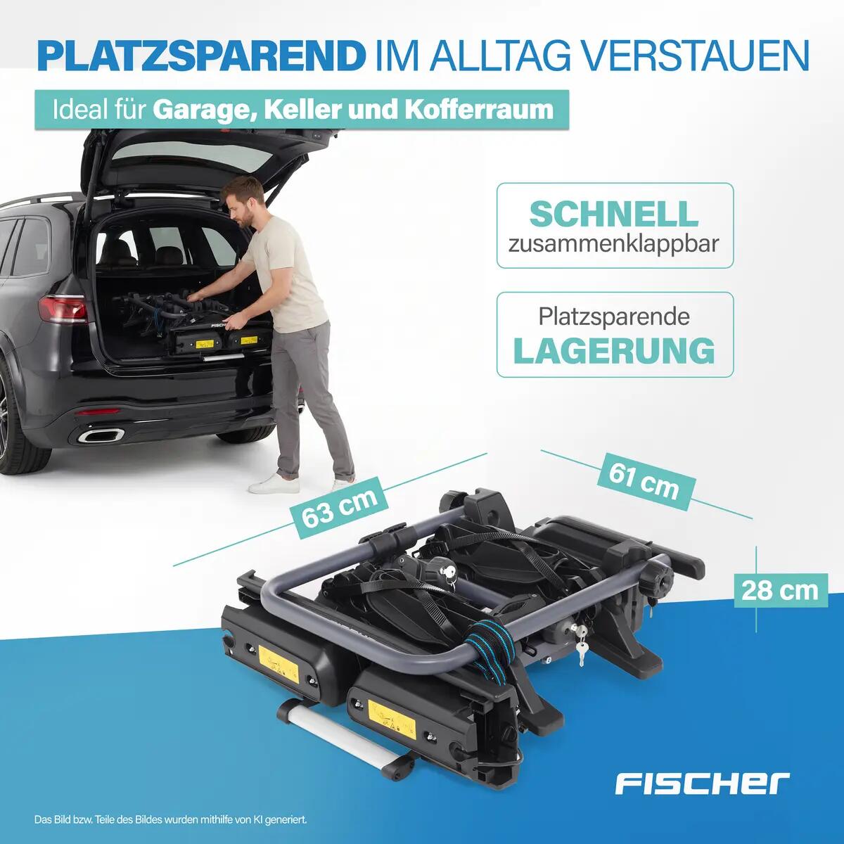 FISCHER Kupplungs-Fahrradträger ProlineEvo 7/8