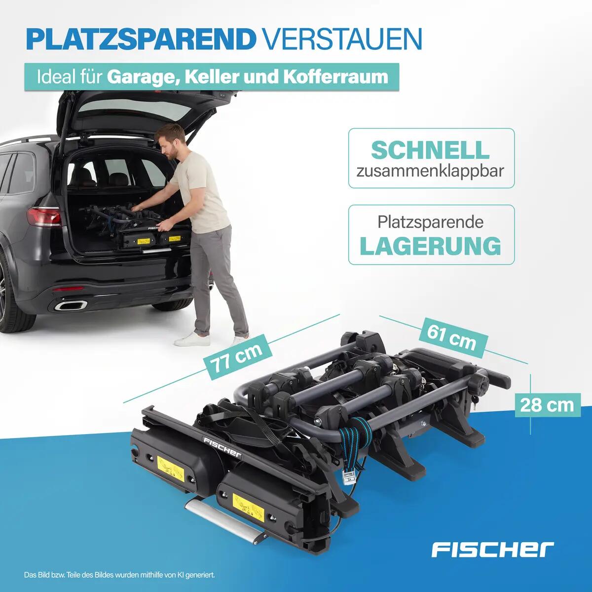 FISCHER Kupplungs-Fahrradträger ProlineEvo 3 7/7
