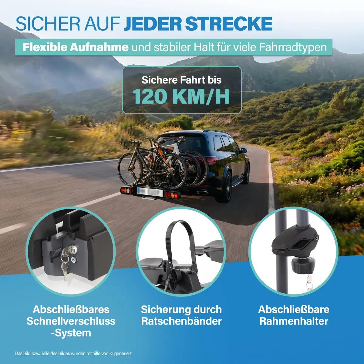 FISCHER Kupplungs-Fahrradträger ProlineEvo 3 6/7