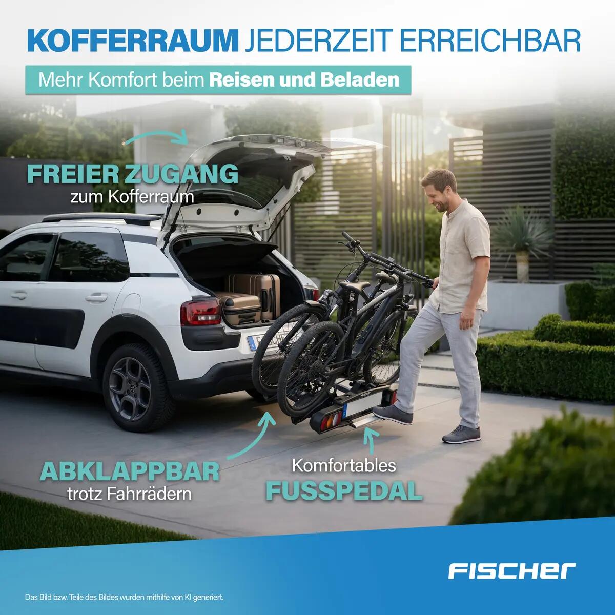 FISCHER Kupplungs-Fahrradträger ProlineEvo 5/8