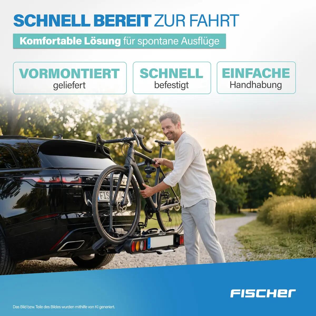 FISCHER Kupplungs-Fahrradträger ProlineEvo 4/8