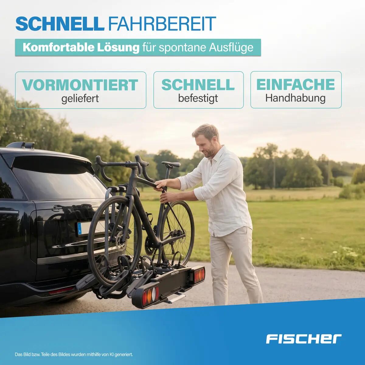 FISCHER Kupplungs-Fahrradträger ProlineEvo 3 4/7