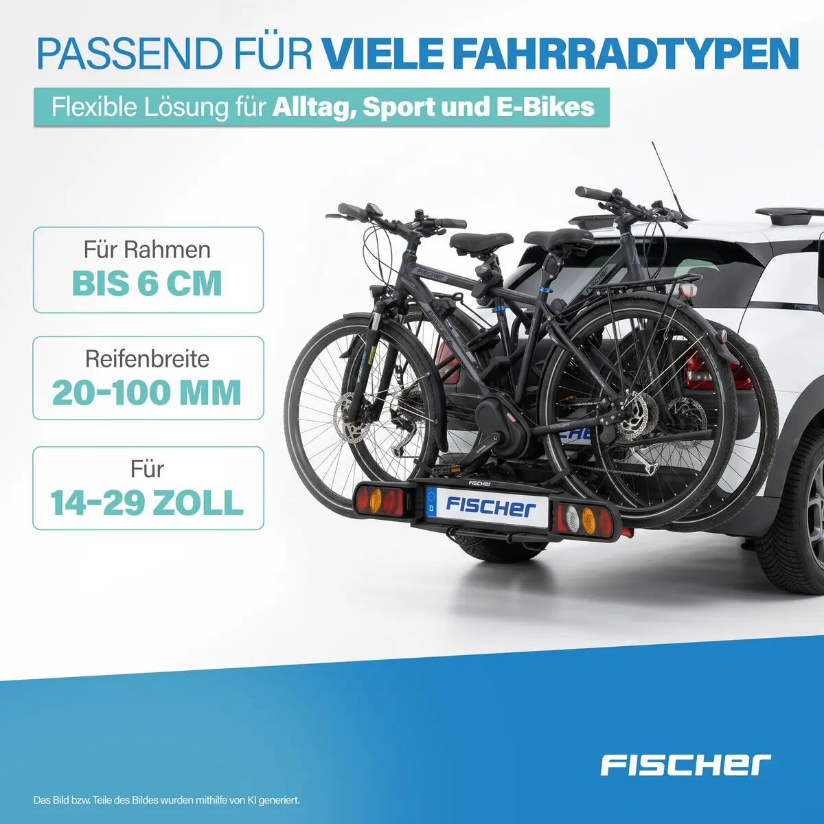 FISCHER Kupplungs-Fahrradträger ProlineEvo 3/8