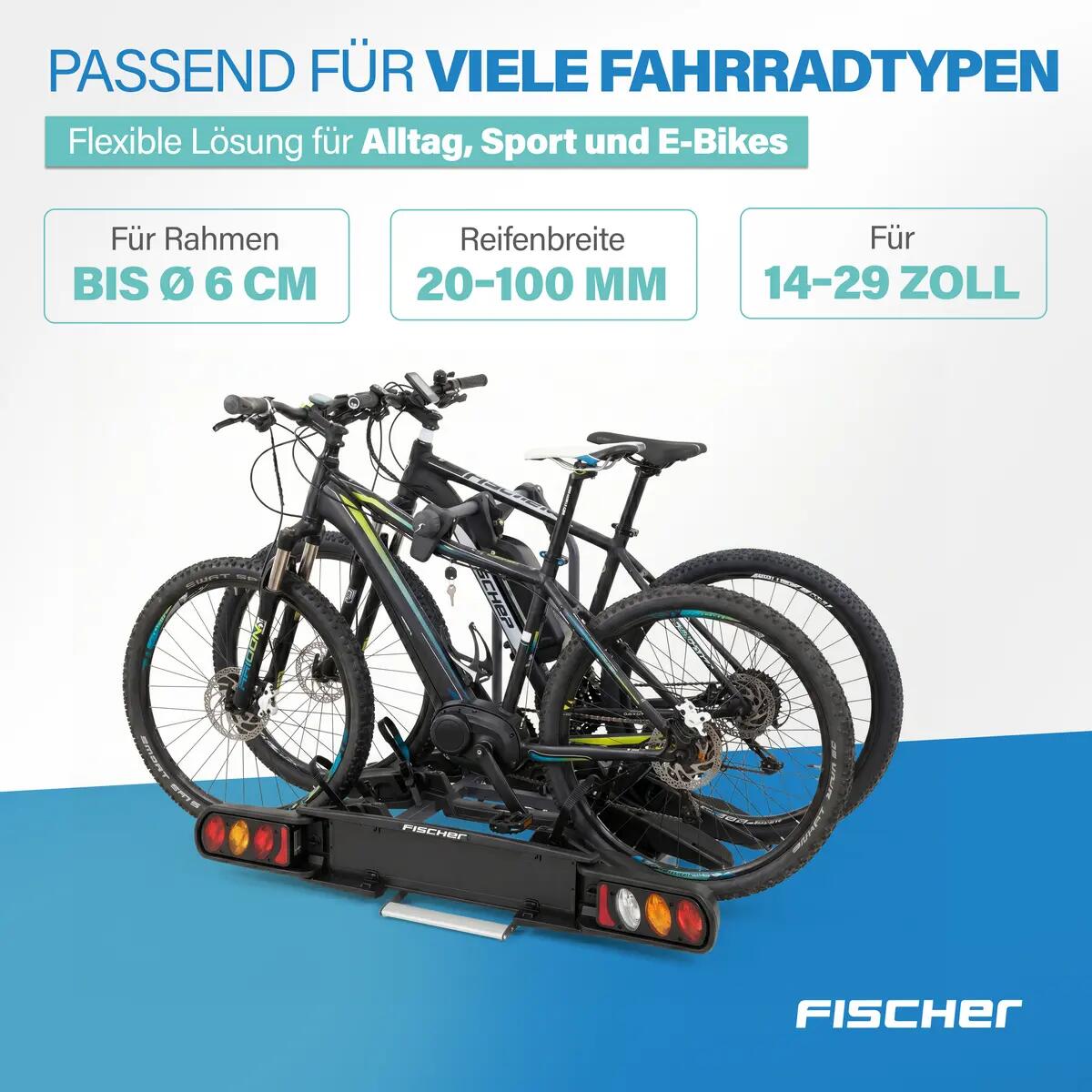 FISCHER Kupplungs-Fahrradträger ProlineEvo 3 3/7