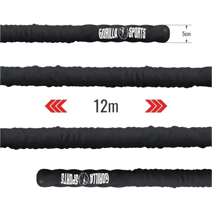Unisex - fitness - 12m nylonové posilovací lano s držákem - 2645 5/6