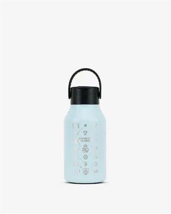 Gourde isotherme Enfant Real Madrid en acier inoxydable avec Pajita Bleu 1,2 L