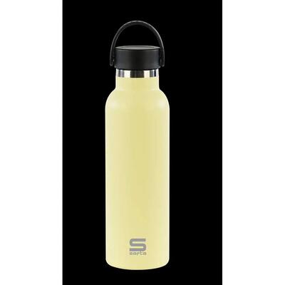 Kinderdrinkfles giraf met rietje en automatische opening roze 0,5 l