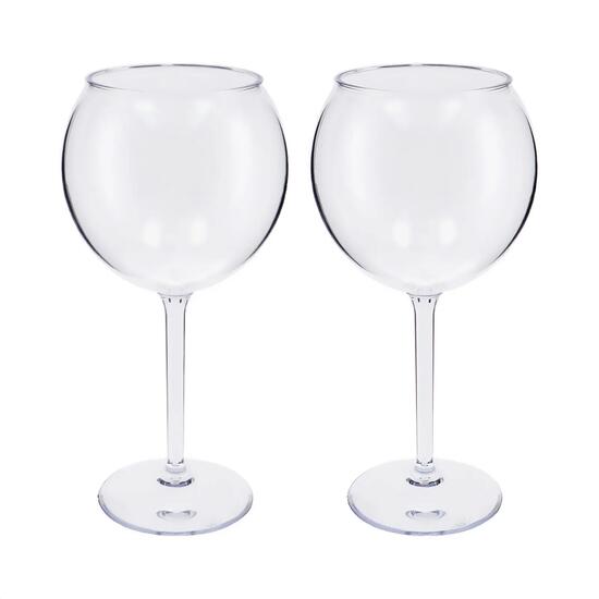 Set van 2 Gin Tonic Glazen Lua Camping Long Drink Glazen Tritan 680 ml