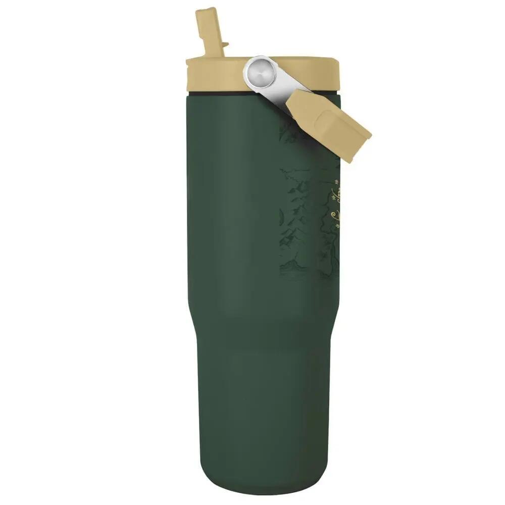 Bicchiere termico Adulti El Señor de los Anillos Verde con manico e Pajita 0,9 L 4/6
