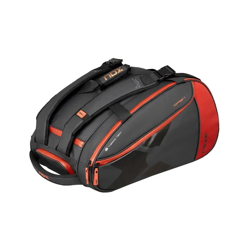 PADELBAG NOX LUXURY OPEN SERIES BLACK RED BPOPENBLRE 3/7
