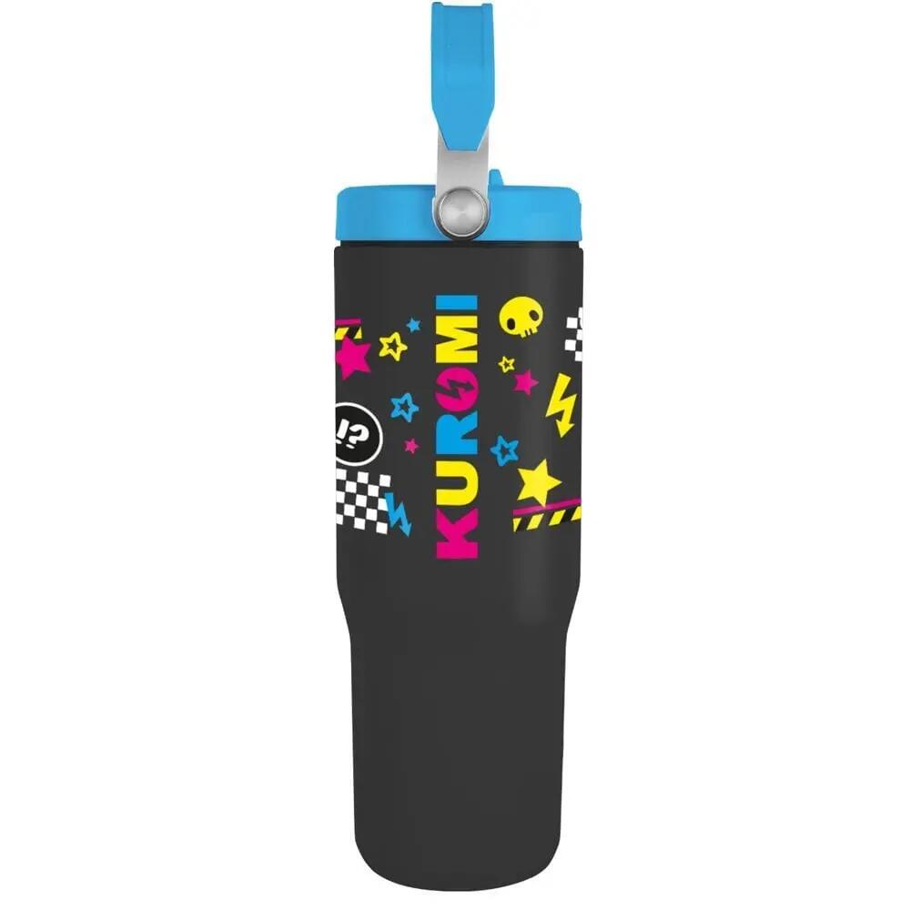 Bicchiere termico Bambini Kuromi Hello Kitty con manico e Tapa Blu e Nero 0,9 L 5/6