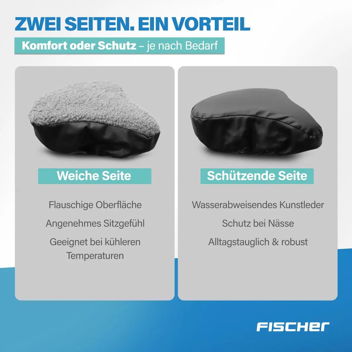 FISCHER Satteldecke Touren-Sattel - wendbar 7/7