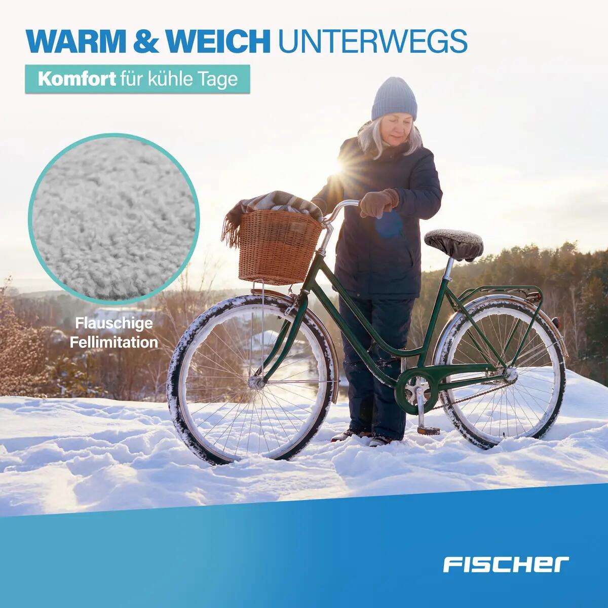FISCHER Satteldecke Touren-Sattel - wendbar 4/7