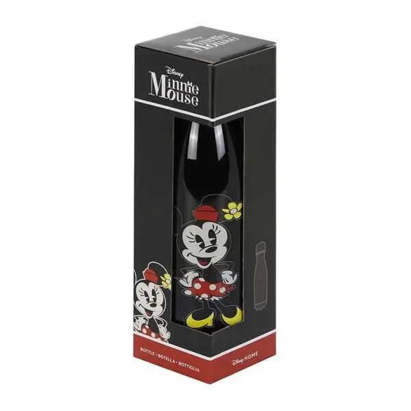 Borraccia Bambini Minnie Mouse Nera con Tapón de Rosca e Acabado Metálico 0,7 L 4/4