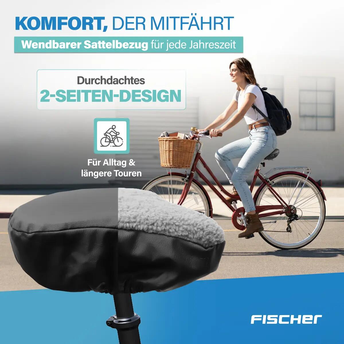FISCHER Satteldecke Touren-Sattel - wendbar 2/7