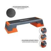 Aerobic Step - Zwart/Oranje 10/11