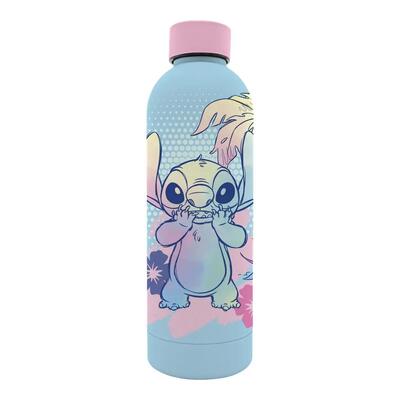 Borraccia in acciaio inossidabile Bambini Stitch para agua e colegio Blu e 08 L