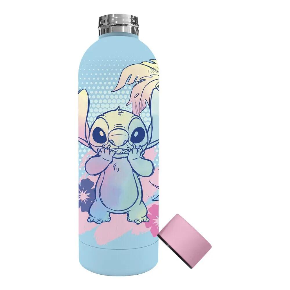 Botella de acero inoxidable Infantil Stitch para agua y colegio Azul y 0,8 L 4/4