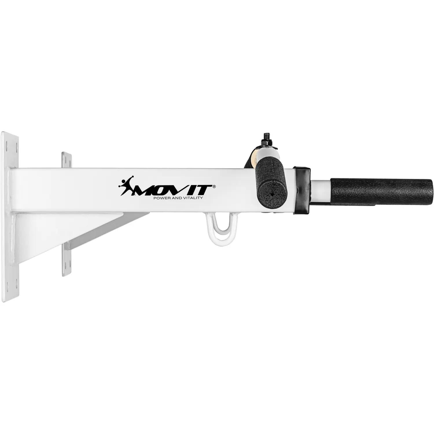 MOVIT® Klimmzugstange für Wandmontage in Weiß - Krafttraining für Zuhause 2/8