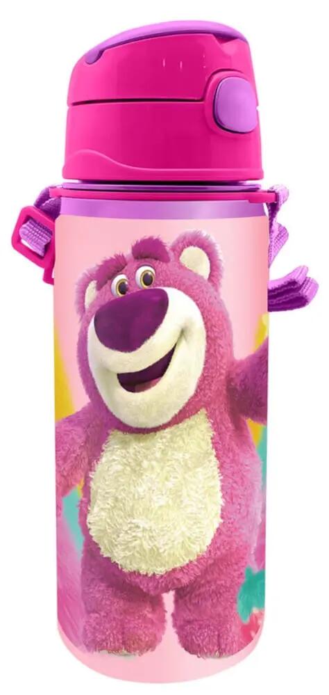 Cantil Infantil em alumínio Toy Story Lotso Rosa com Correa e Tapa 0,6 L 4/4