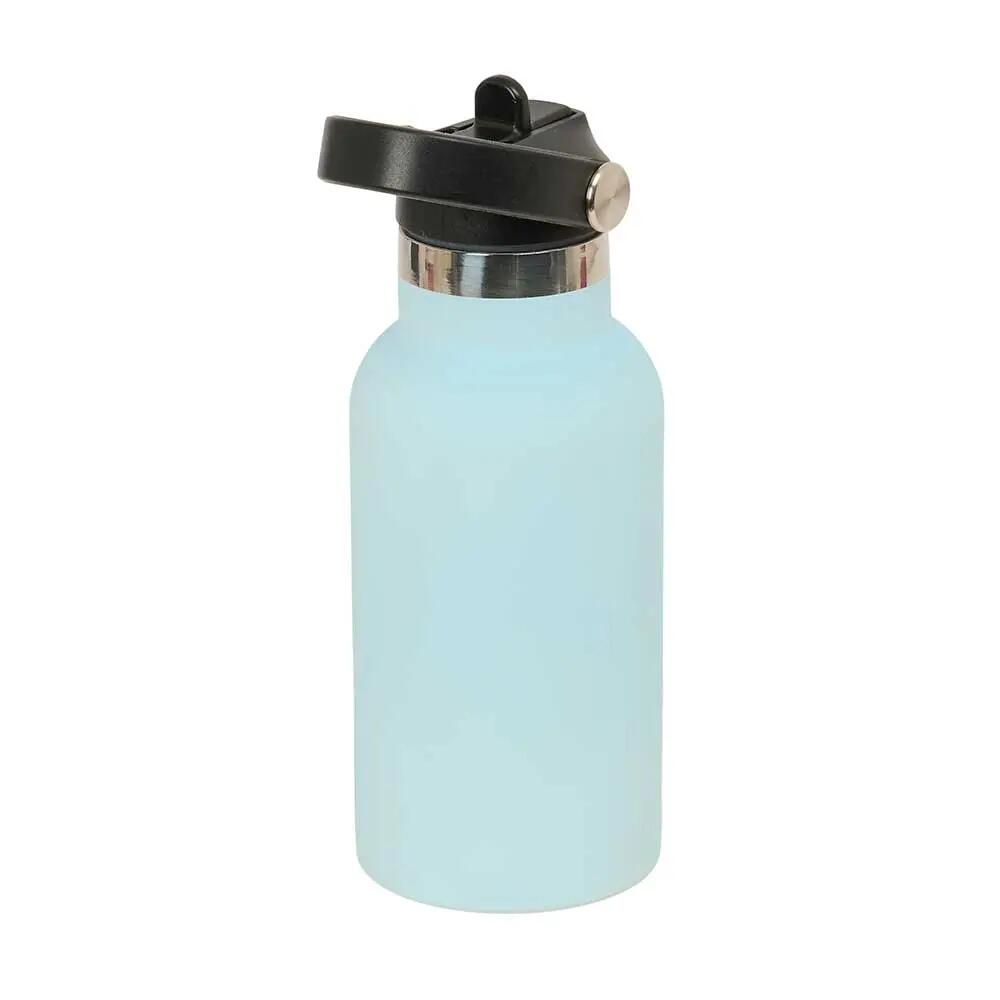 Bouteille isotherme pour enfants en acier inoxydable bleu avec bouchon à vis à 4/4