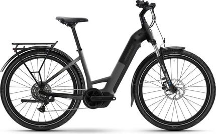 VTC Électrique Haibike Trekking 3 Low Shimano Cues 9V 27.5" 540Wh Gris/Noir Mat