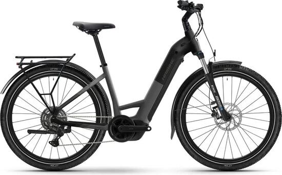 VTC Électrique Haibike Trekking 3 Low Shimano Cues 9V 27.5" 540Wh Gris/Noir Mat