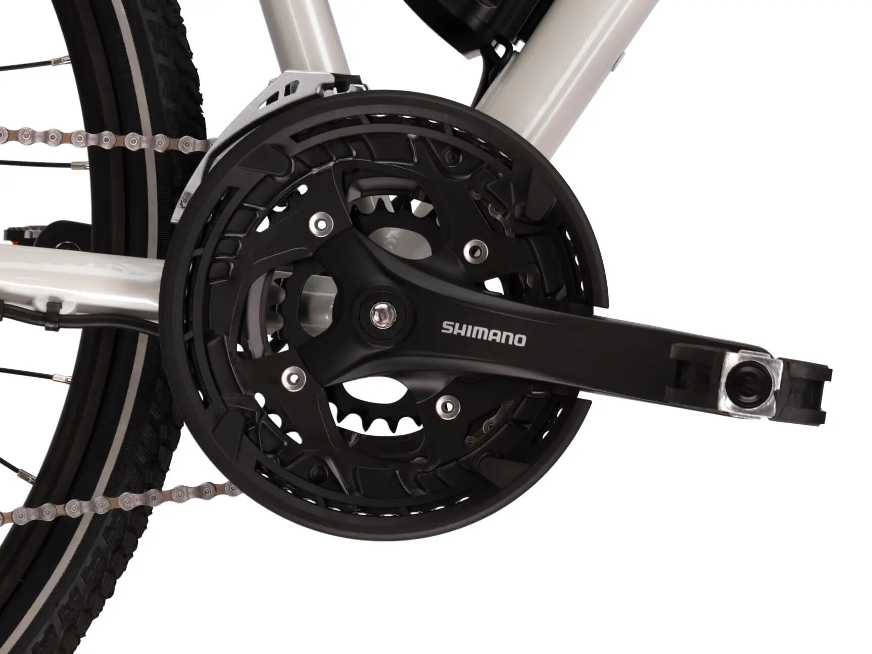 Rower elektryczny crossowy Kross EVADO HYBRID 1.0 28" rama aluminiowa 4/7