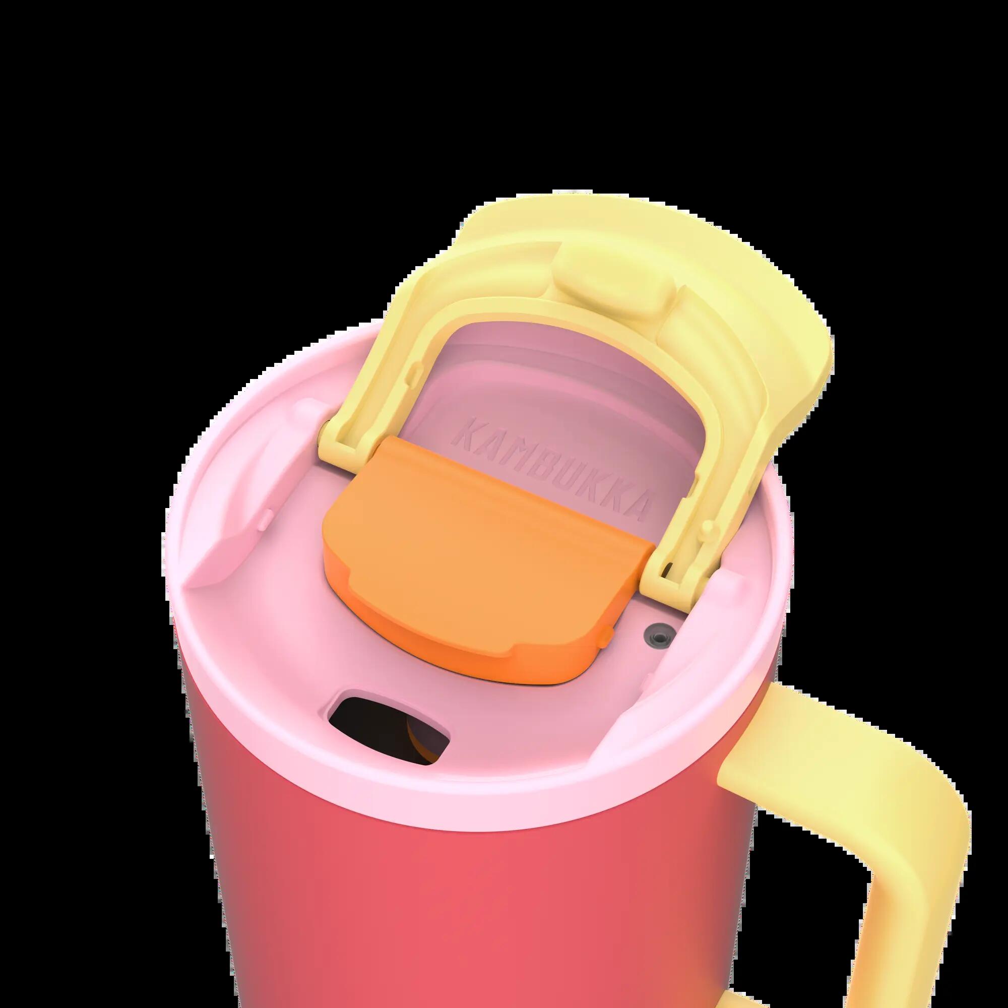 Kambukka Rio 950 ml, Pink Papaya, BPA-frei, teleskopischer Strohhalm, 24 h kalt 8/8