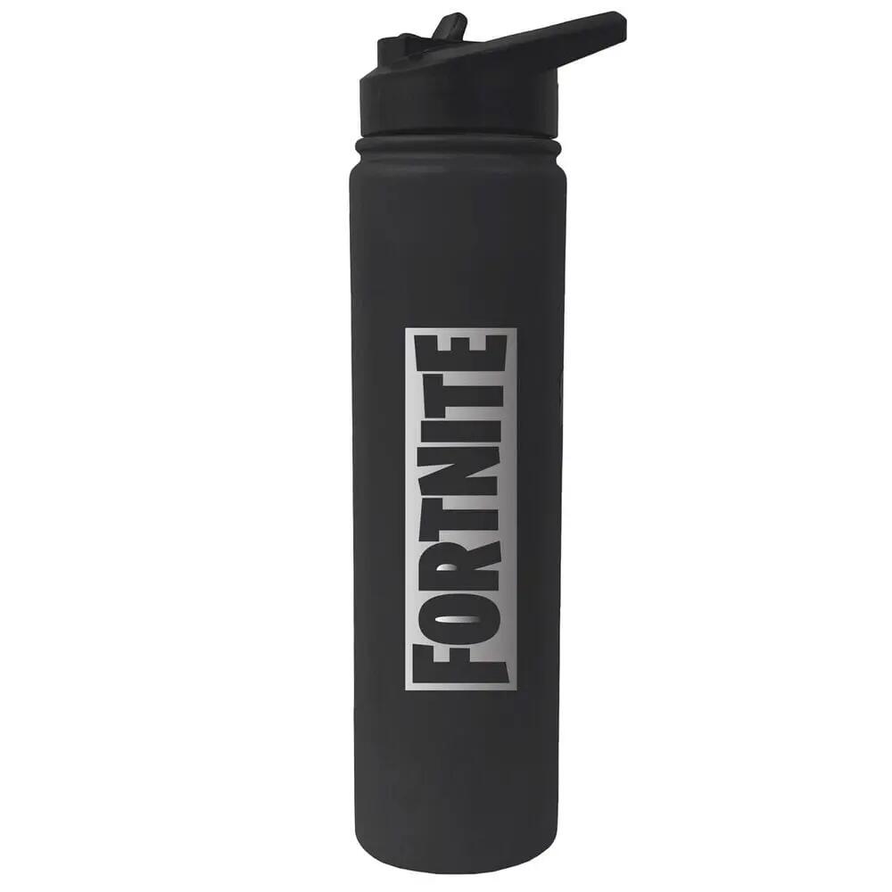 Feldflasche aus Edelstahl Erwachsene Fortnite Where We Droppin Schwarz 0,75 L 2/3