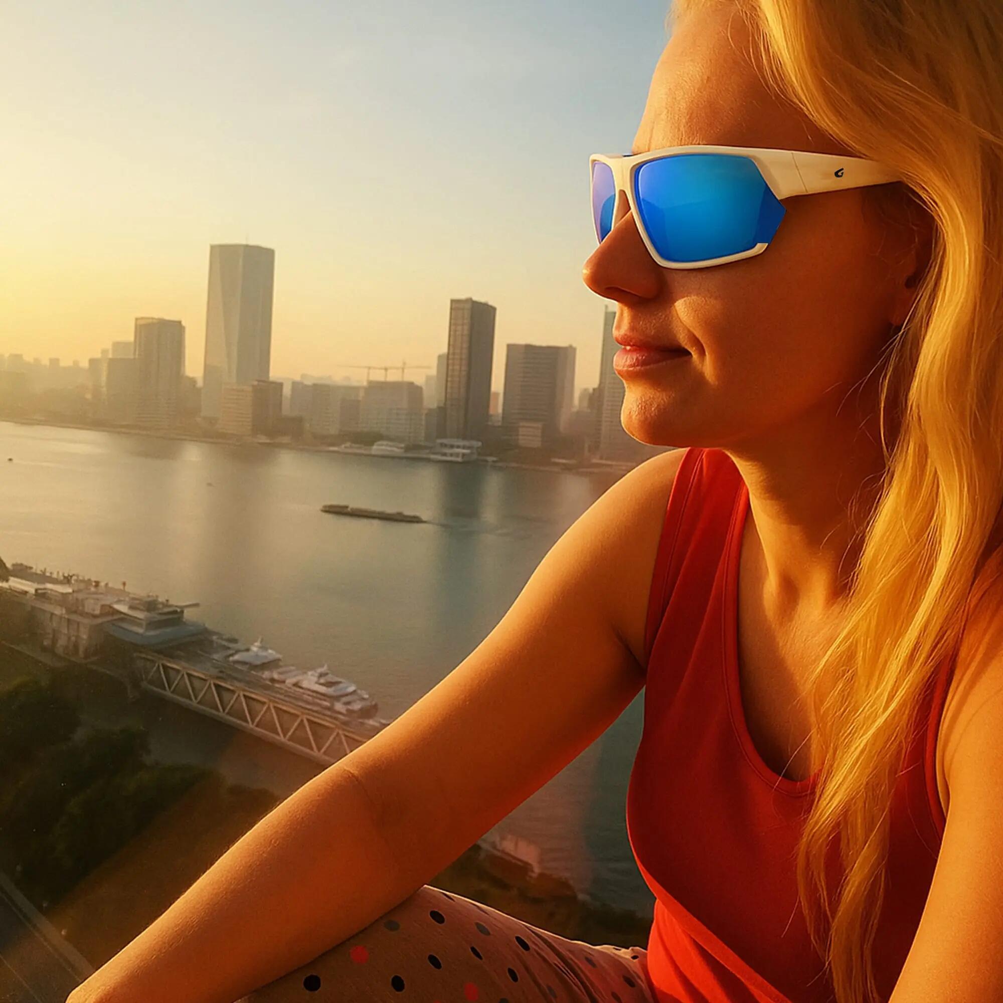 GOG - Lunettes de sport polarisées miroir unisexes UV400 5/7