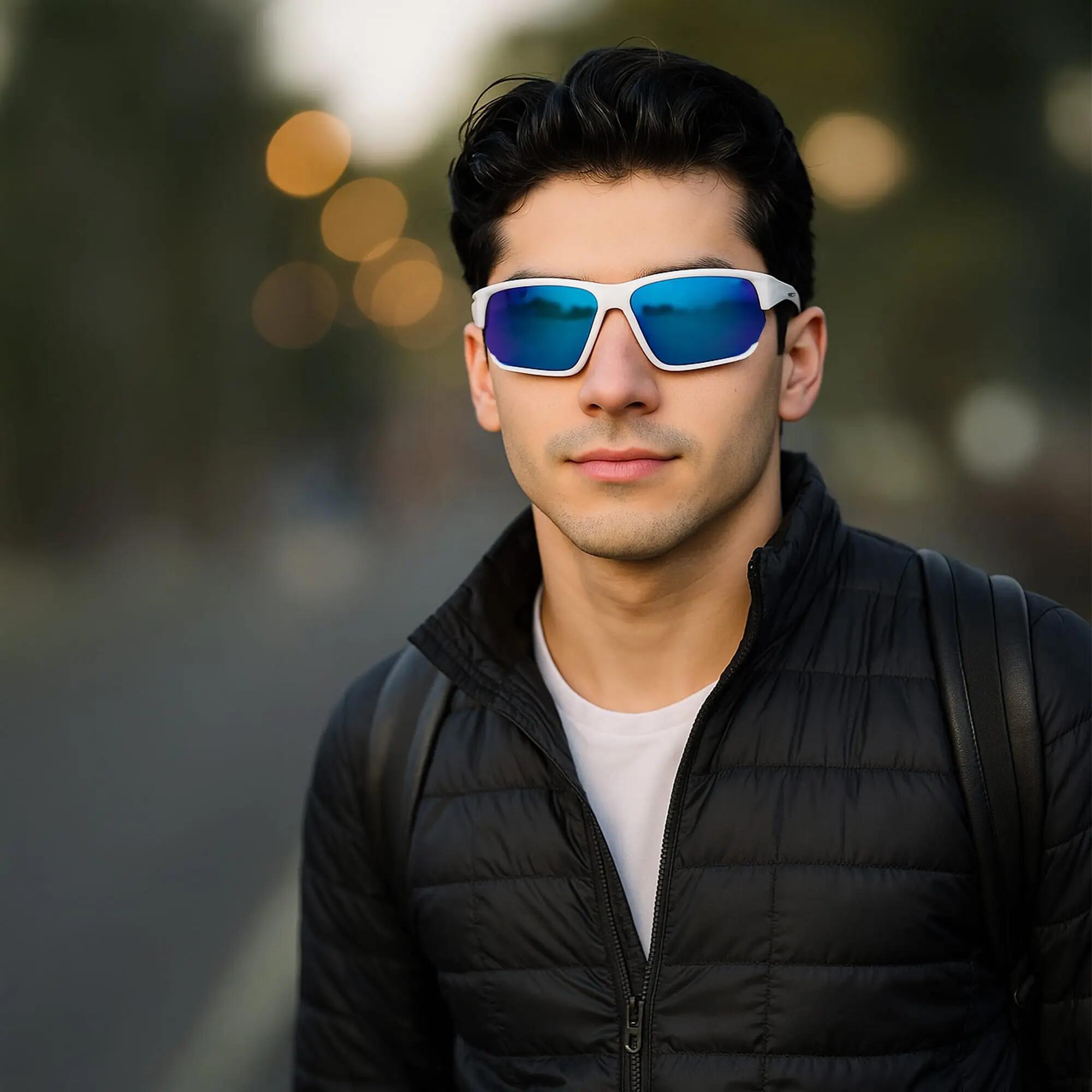 GOG - Lunettes de sport polarisées miroir unisexes UV400 4/7