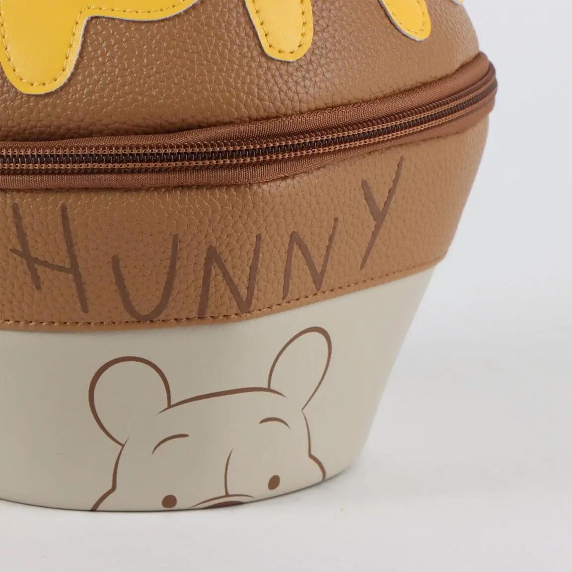 Neceser de Viaje Infantil Winnie the Pooh de PU con Asa y Cremallera Marrón 6/7