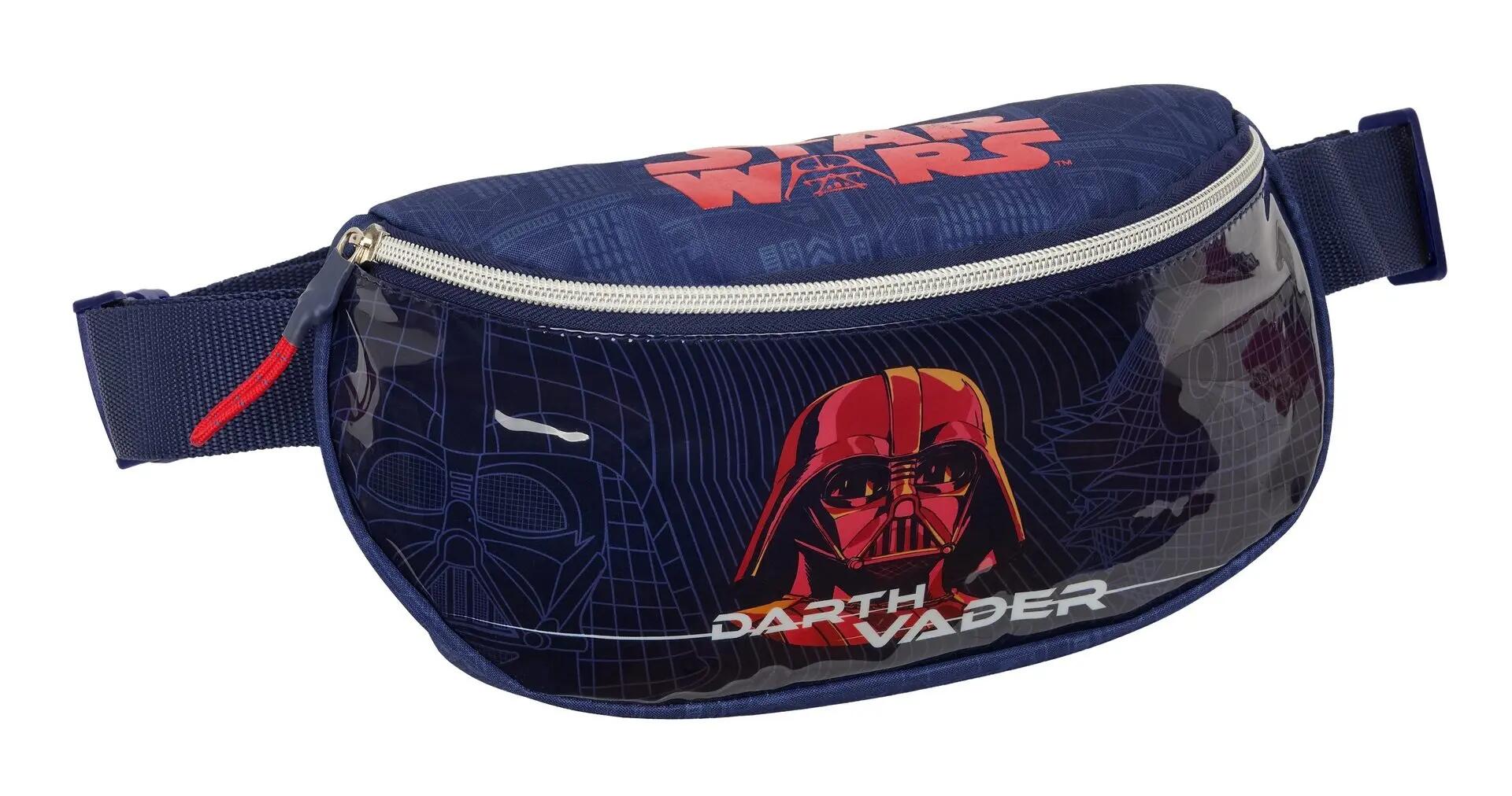Marsupio bambino Star Wars Darth Vader con cerniera e cinghia regolabile blu 2/5