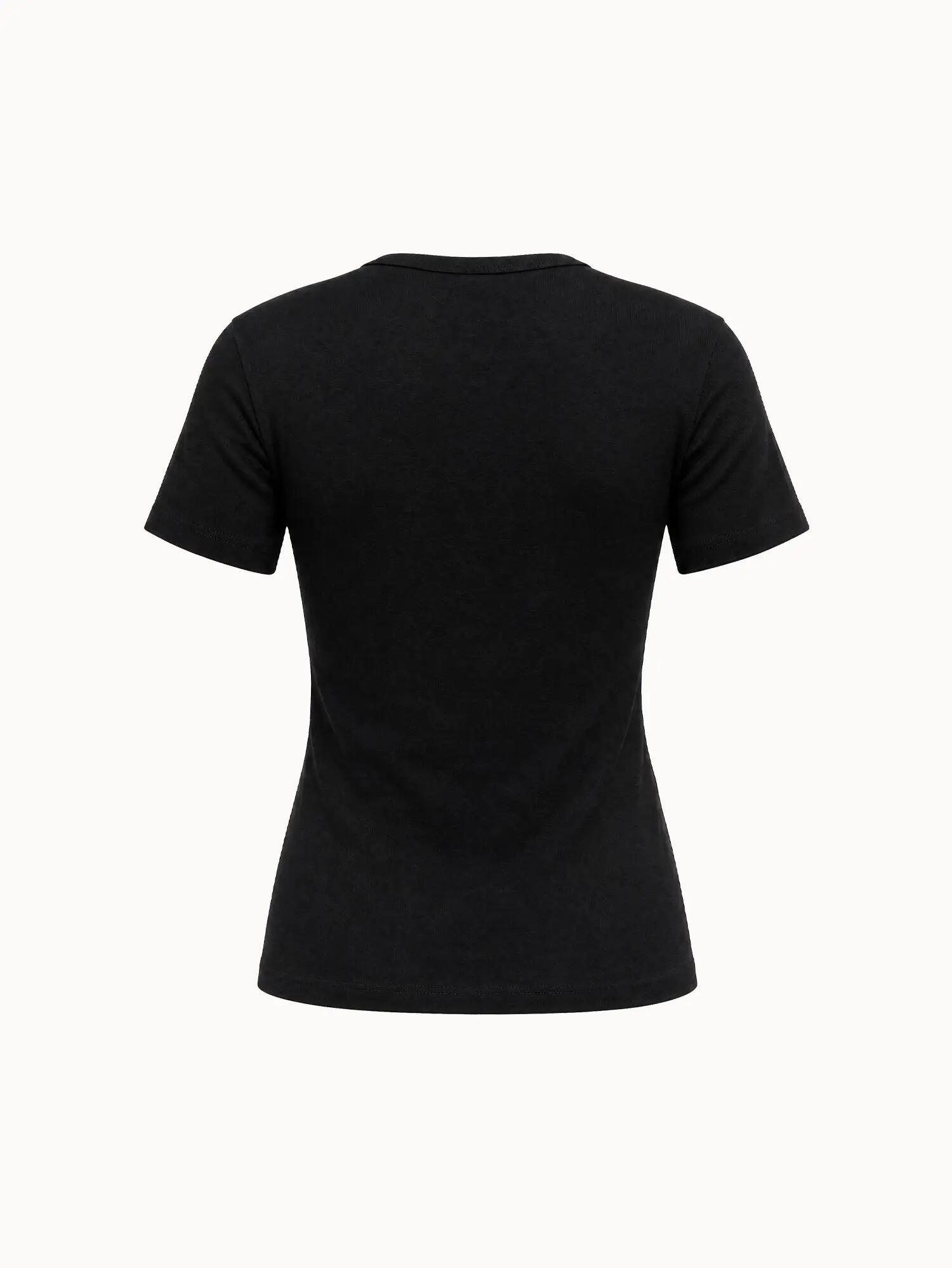 T-shirt Essentiel en jersey Essentiels ton/ton 2/5