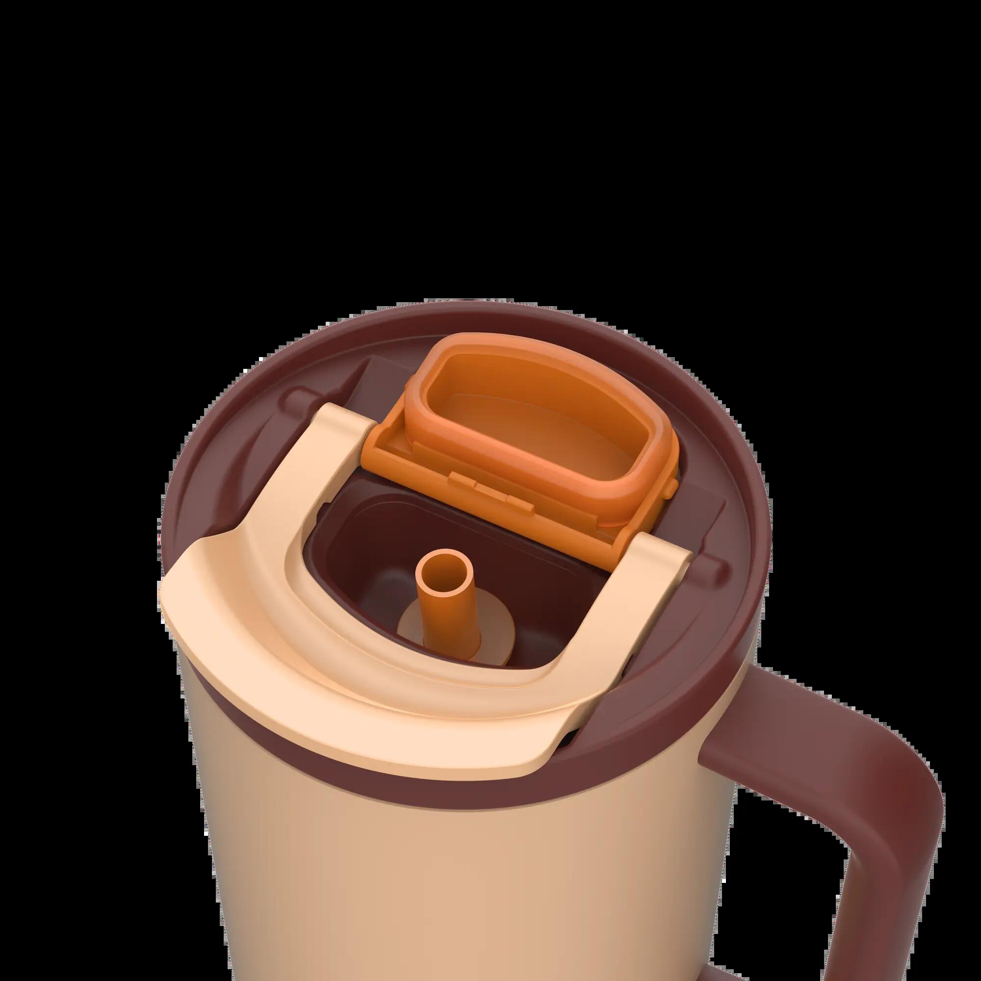 Kambukka Rio 950 ml, Almond Dream, BPA-frei, teleskopischer Strohhalm, 24 h kalt 8/8