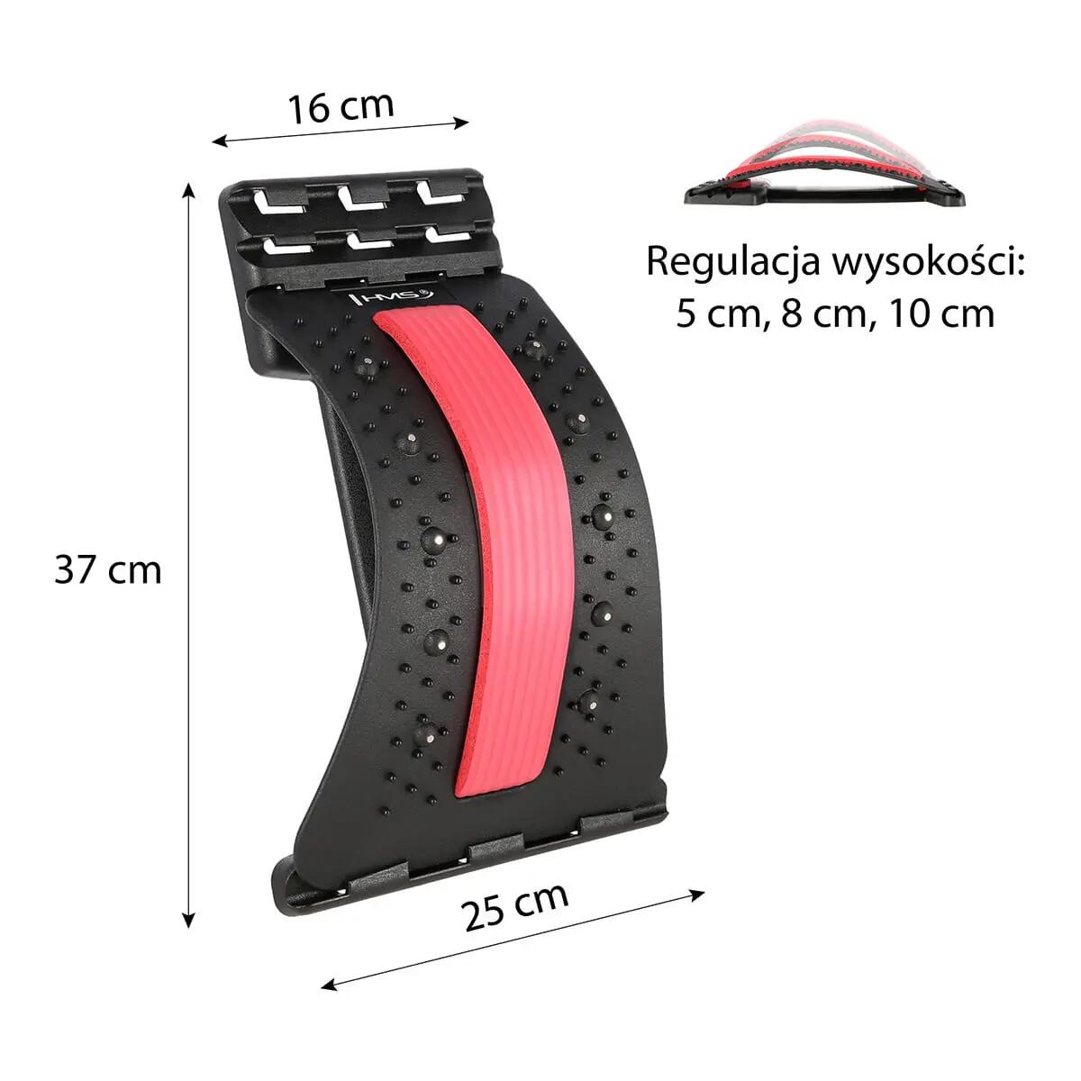 Przyrząd do rozciągania pleców HMS PRP02 z magnesami 10/15