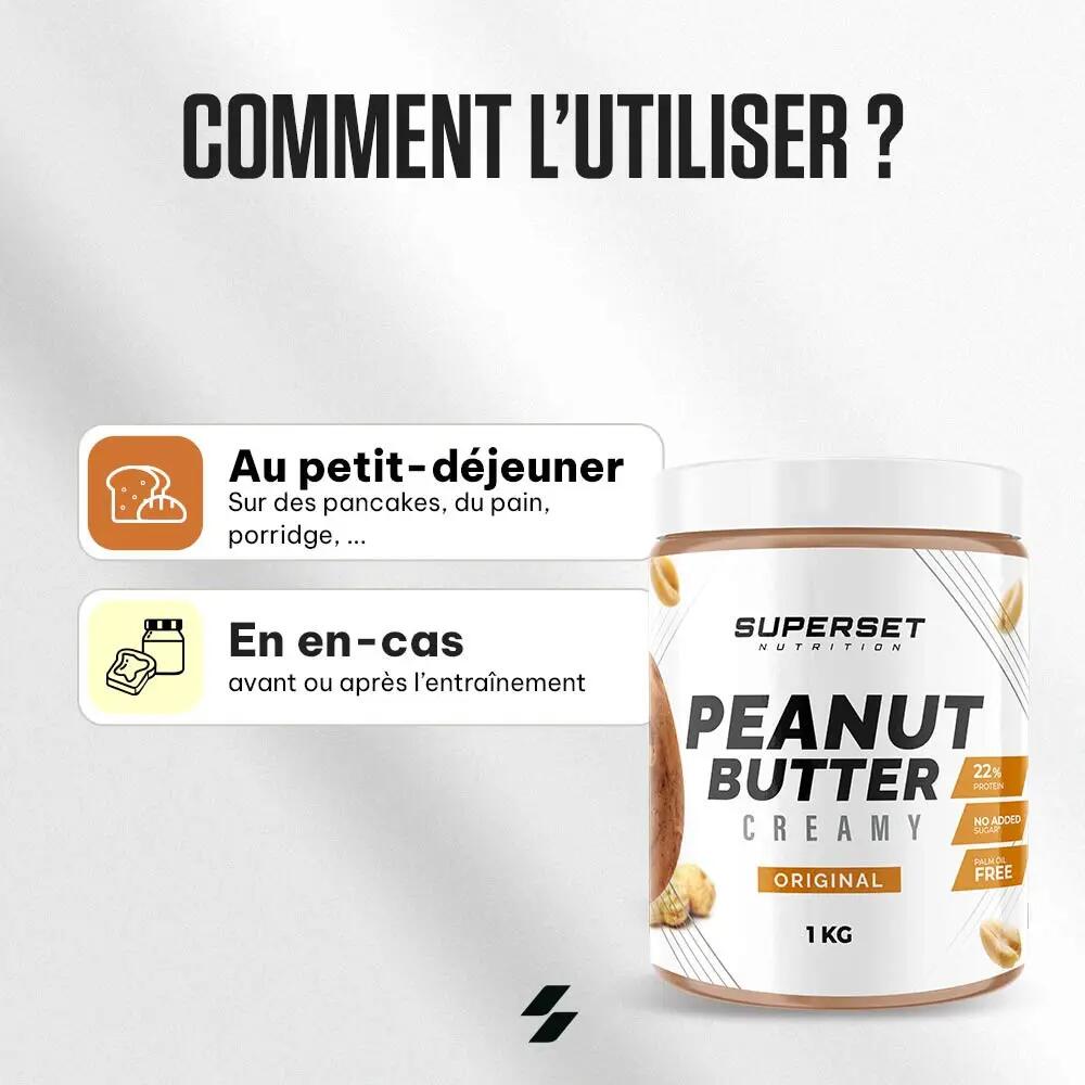 Beurres Protéinés | Creamy Peanut Butter (1kg) | Original 3/7