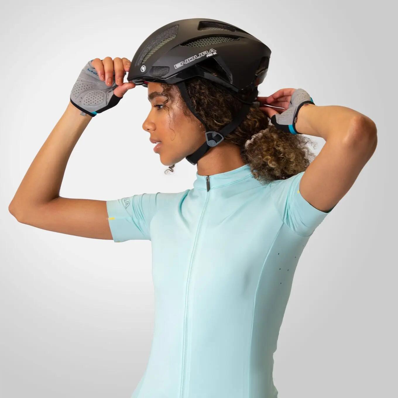 Maillot Manches Courtes Femme Endura Pro SL II Bleu glacier 6/7