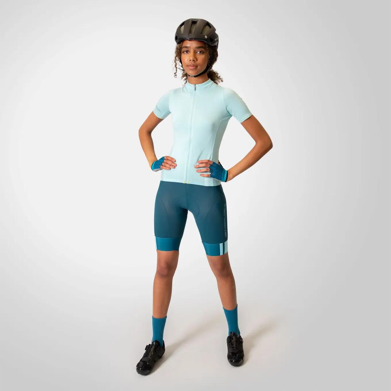 Maillot Manches Courtes Femme Endura Pro SL II Bleu glacier 4/7