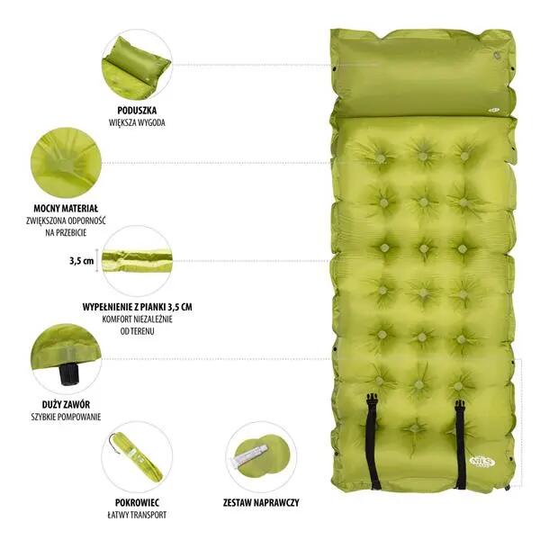 Matelas autogonflant Nils Camp NC4018 12/15