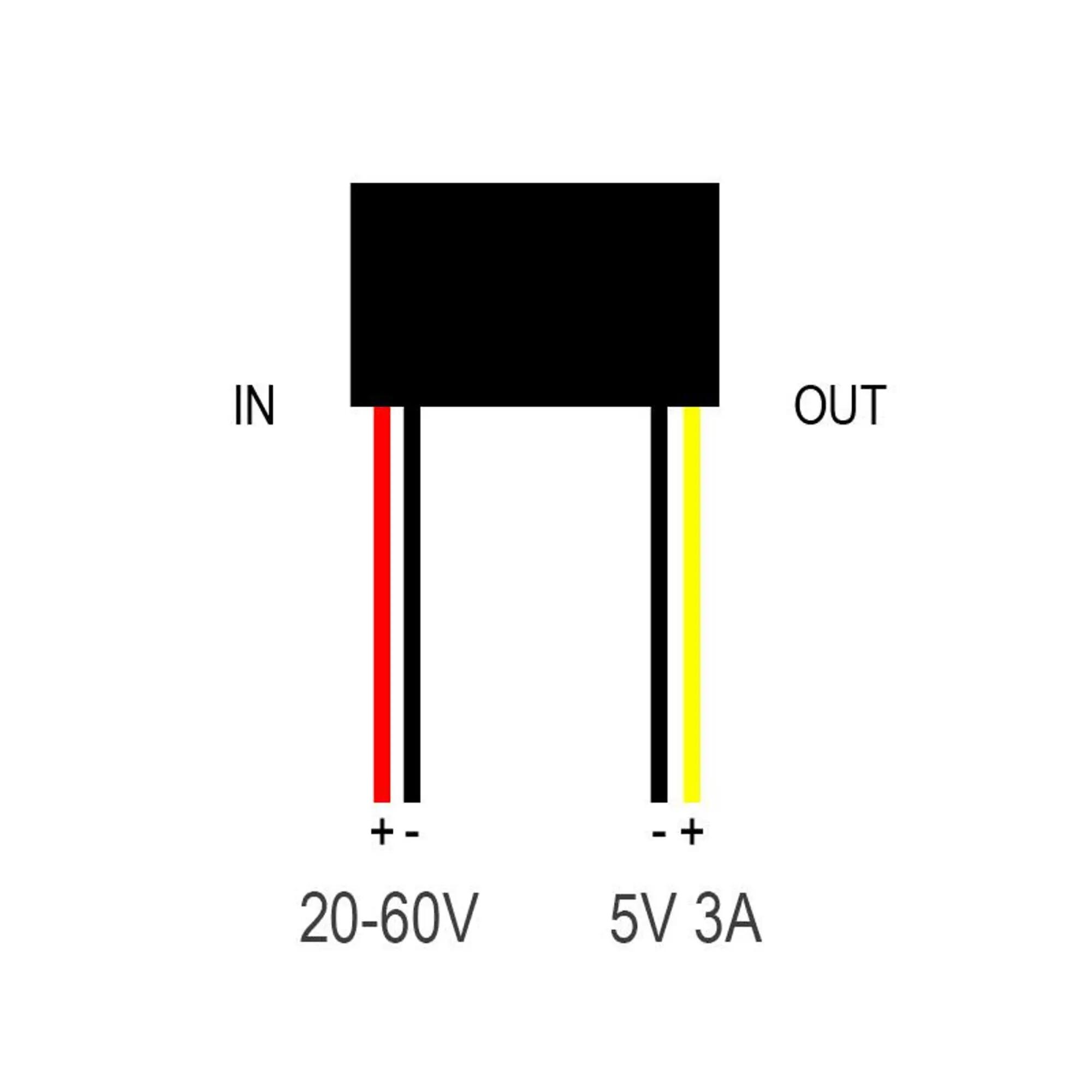 Conversor DC 20-60V a 5V 3A [Fulree] 3/3