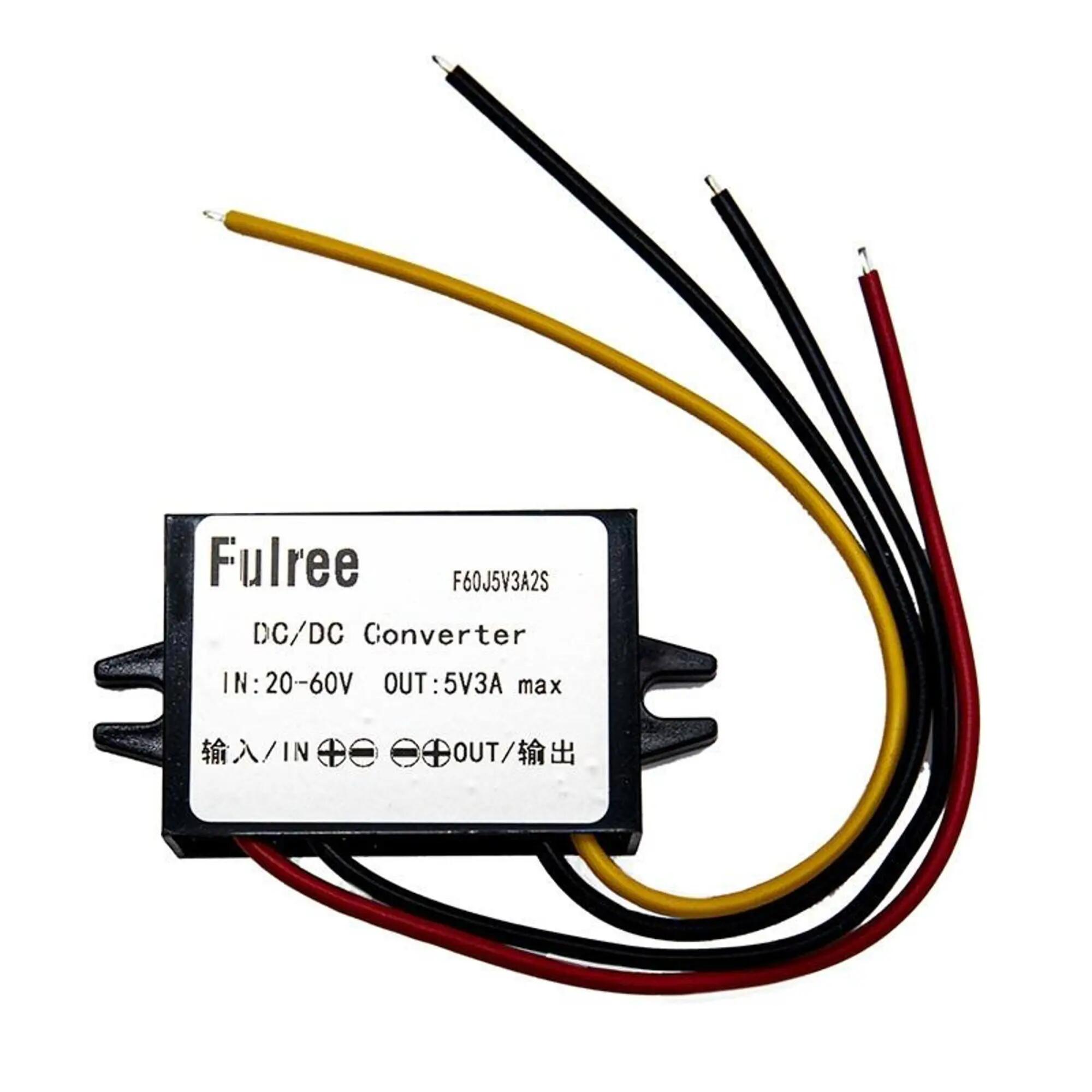 Conversor DC 20-60V a 5V 3A [Fulree] 2/3