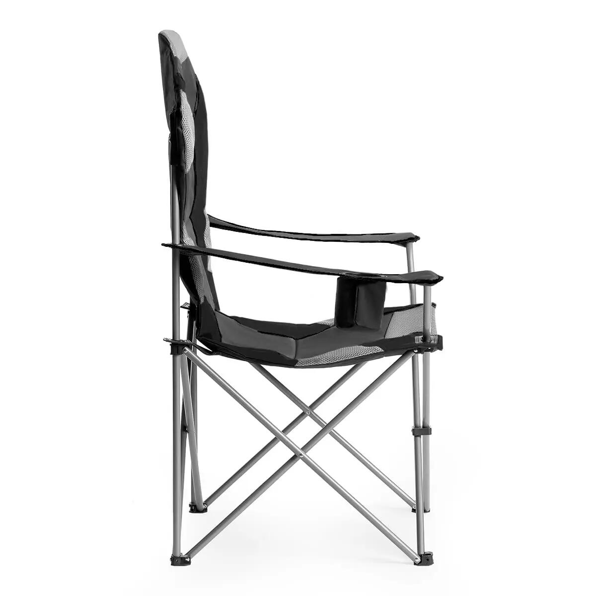 Fauteuil de camping pliable 130 kg avec accoudoirs réglables NILS CAMP NC3080 13/15