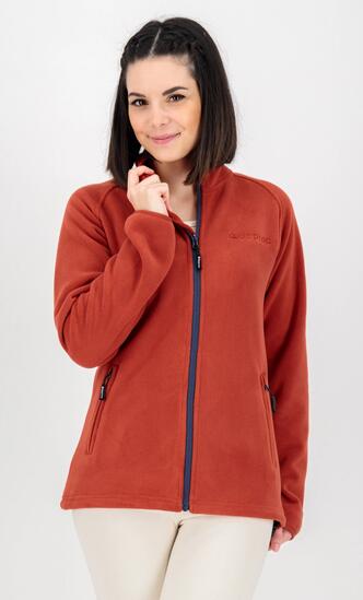 Damen - Fleecejacke - Stehkragen, weiter Schnitt - WAWA BAY