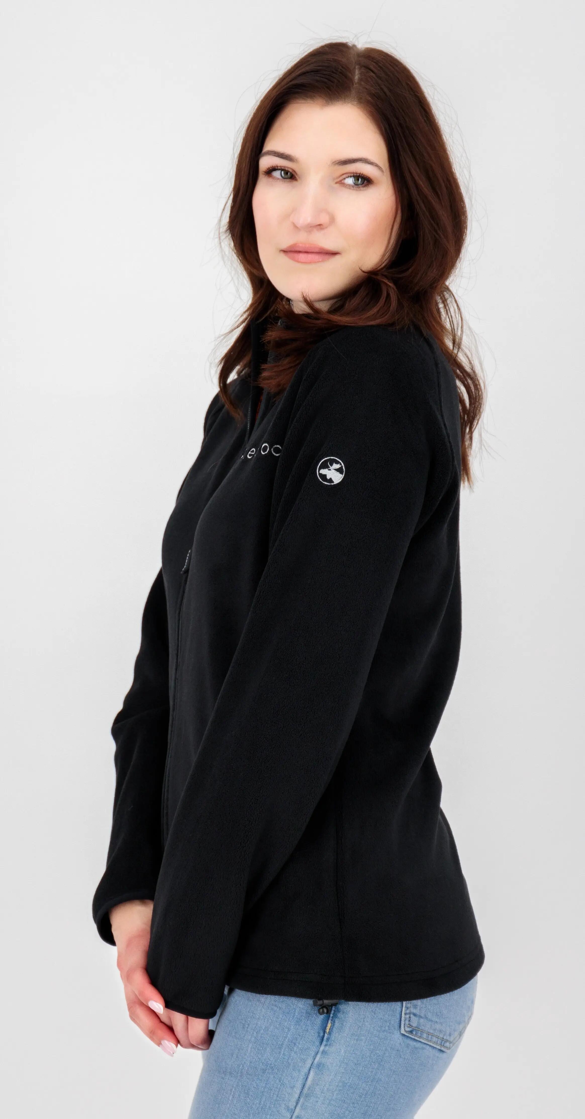 Damen - Fleecejacke - Stehkragen, weiter Schnitt - WAWA BAY 5/5