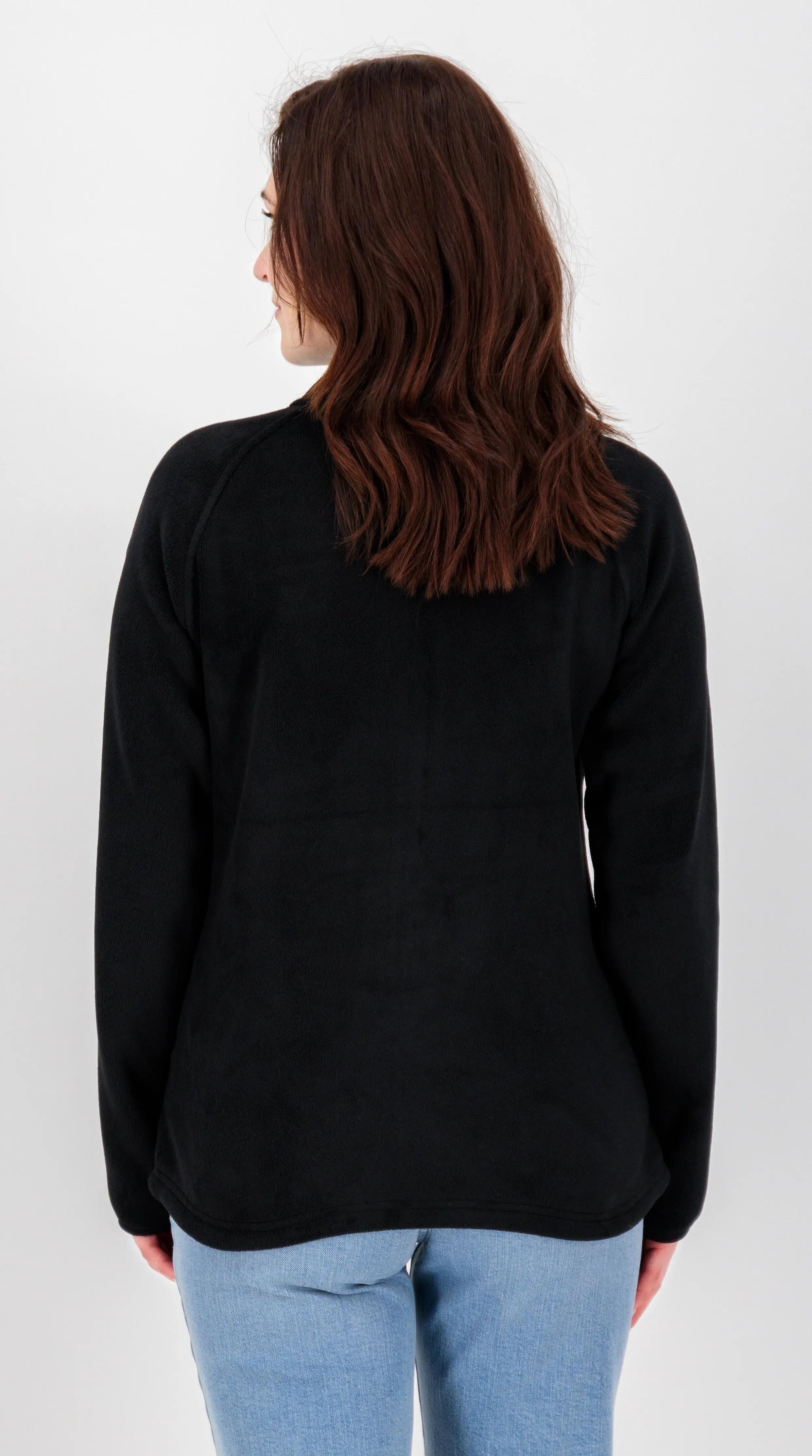 Damen - Fleecejacke - Stehkragen, weiter Schnitt - WAWA BAY 3/5